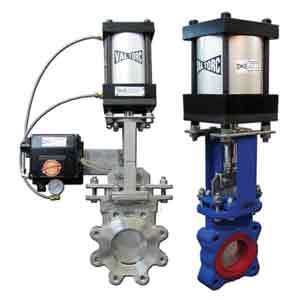 custom fabricated knife gate valves
