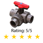 True Union 3-Way PVC Valve Series 400